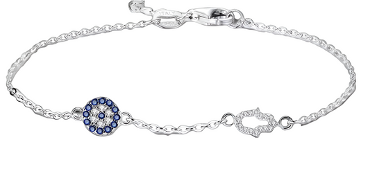 Icey Emily Evil Eye Bracelet