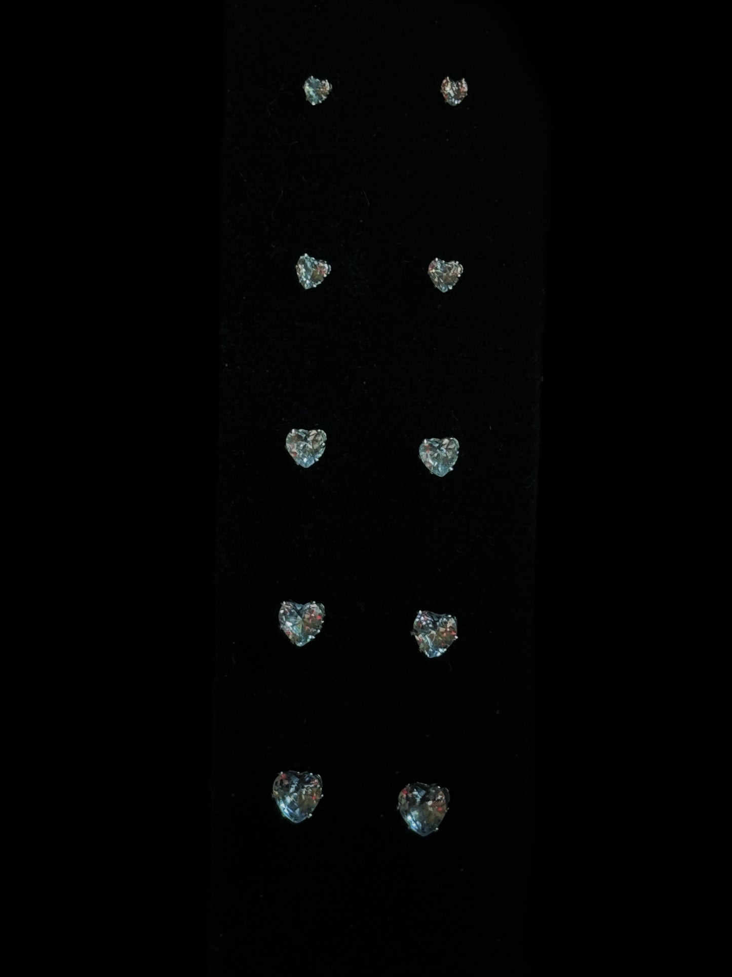 Iced Out Heart Earrings