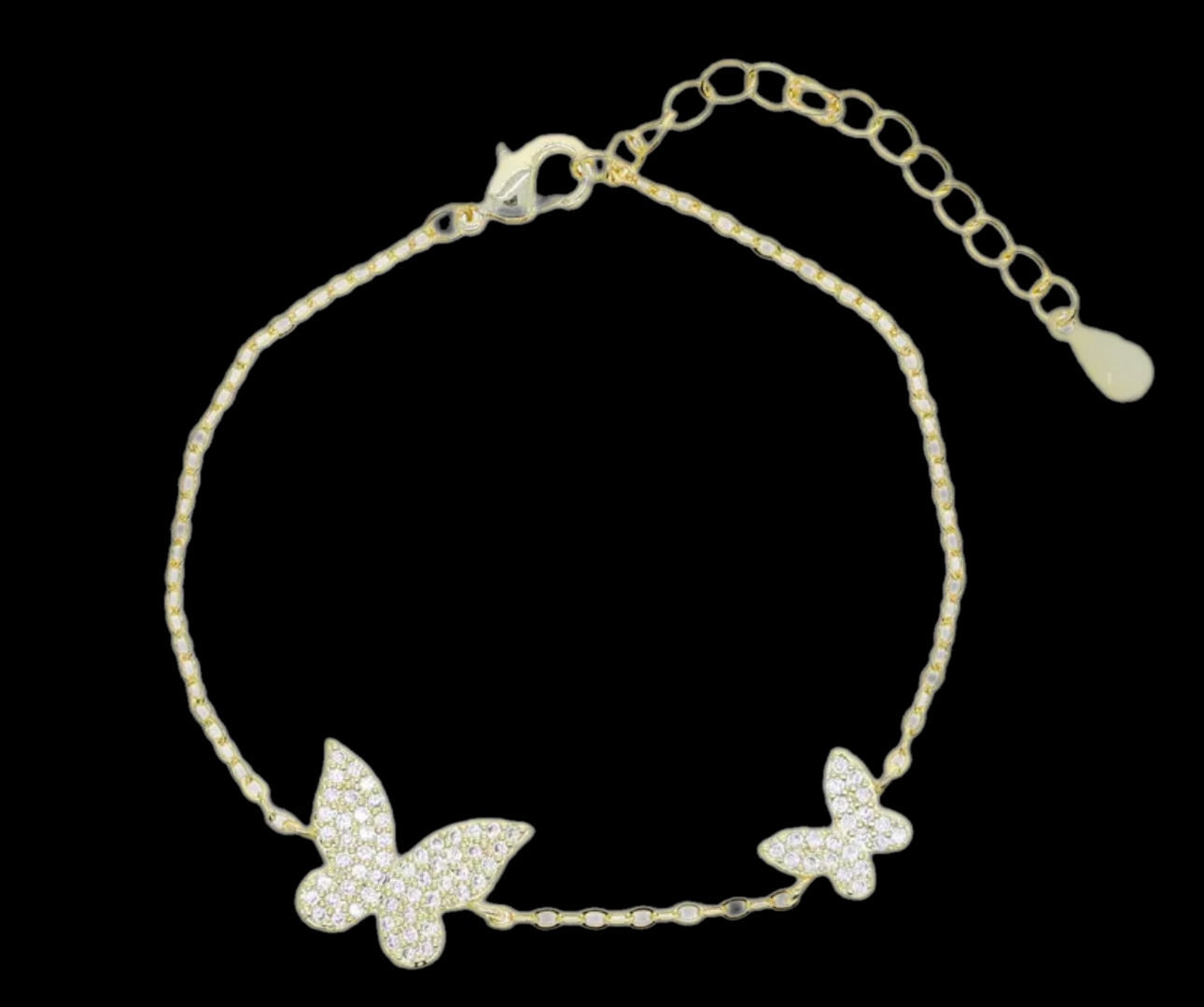 Iced out Butterfly Bracelet
