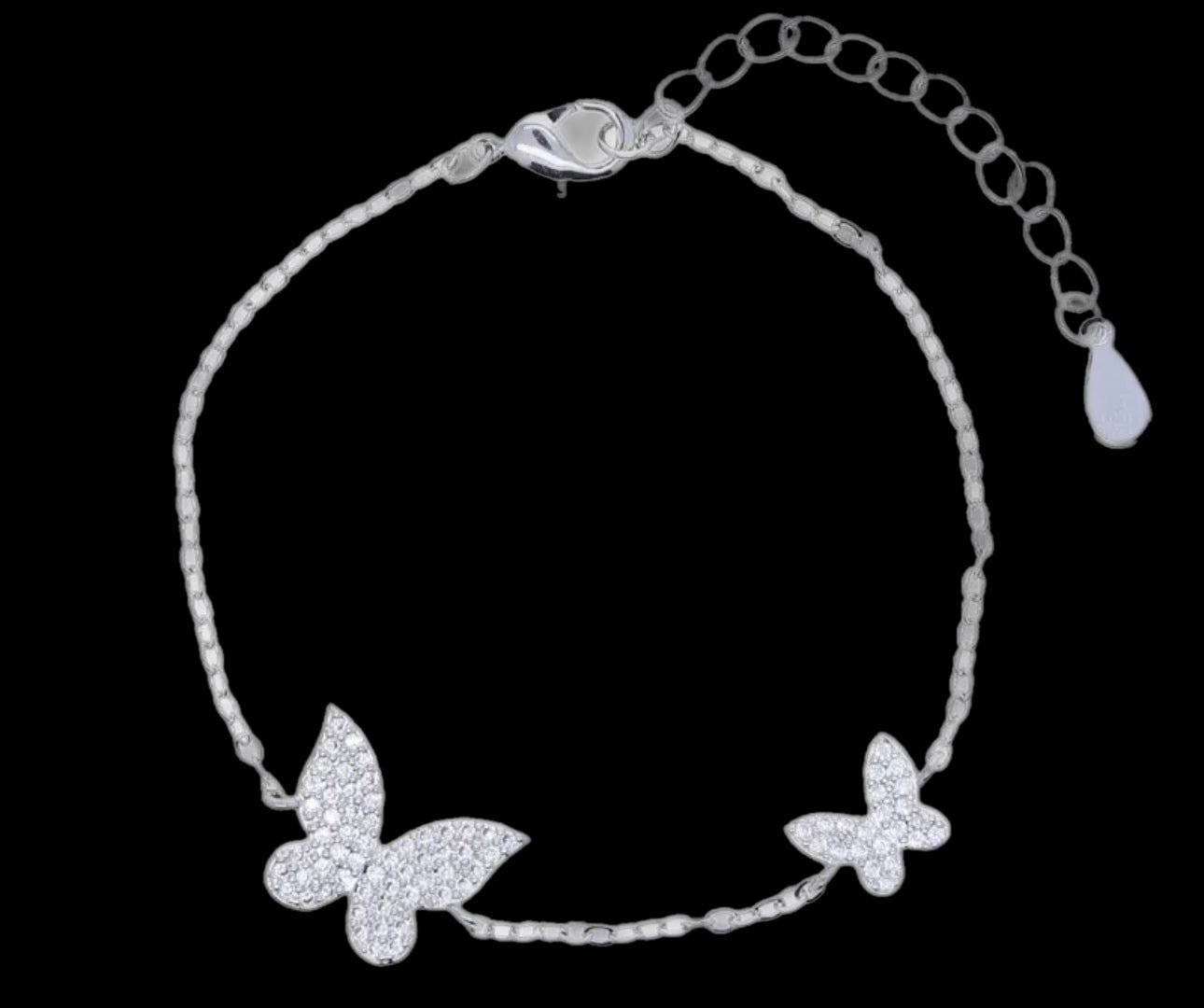Iced out Butterfly Bracelet