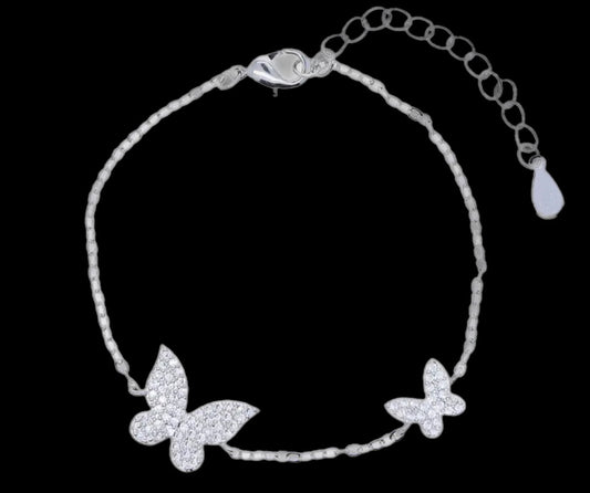 Iced out Butterfly Bracelet