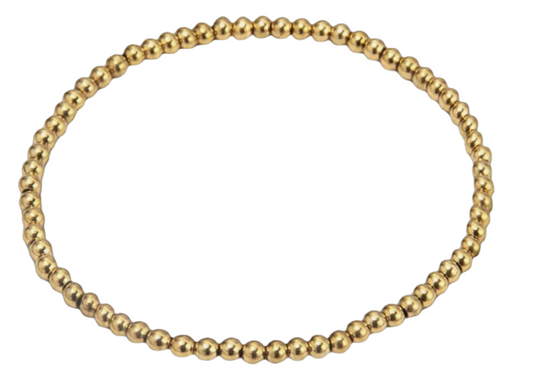Golden Beaded Bracelets