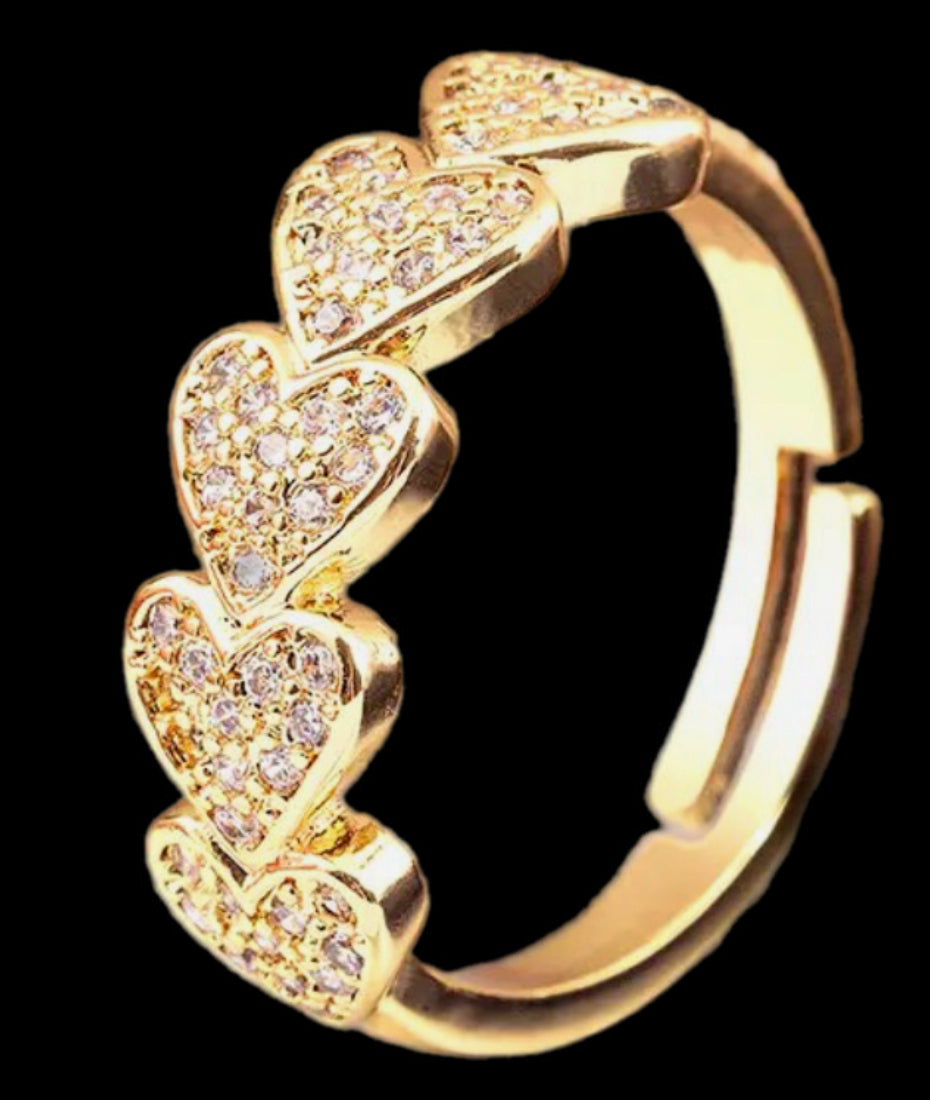 Multi Heart Ring