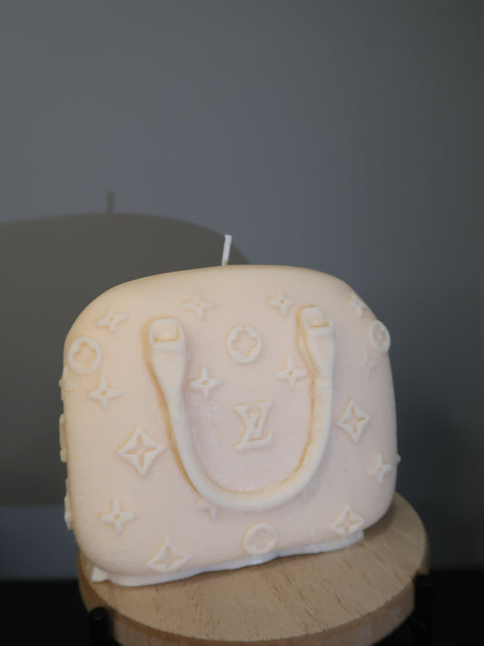 LV Purse Candle